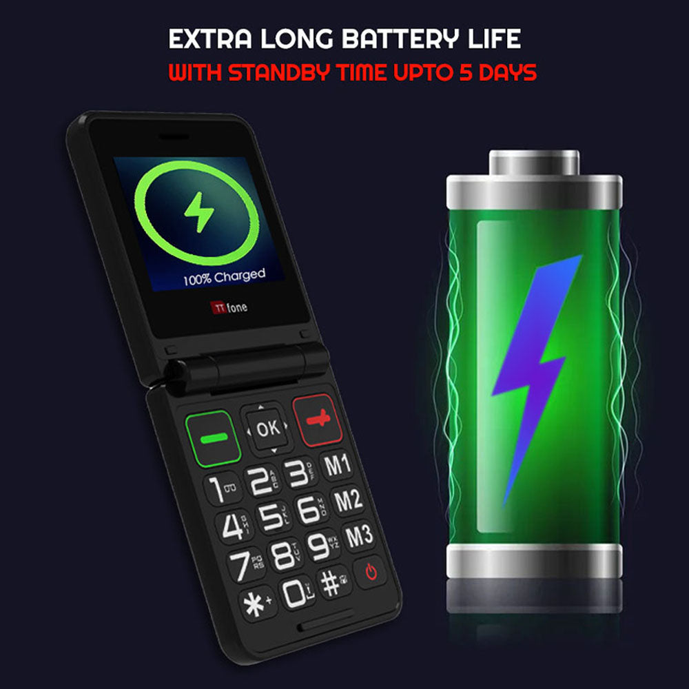 Returned Resale - TT660 Flip Mobile with Dock Charger