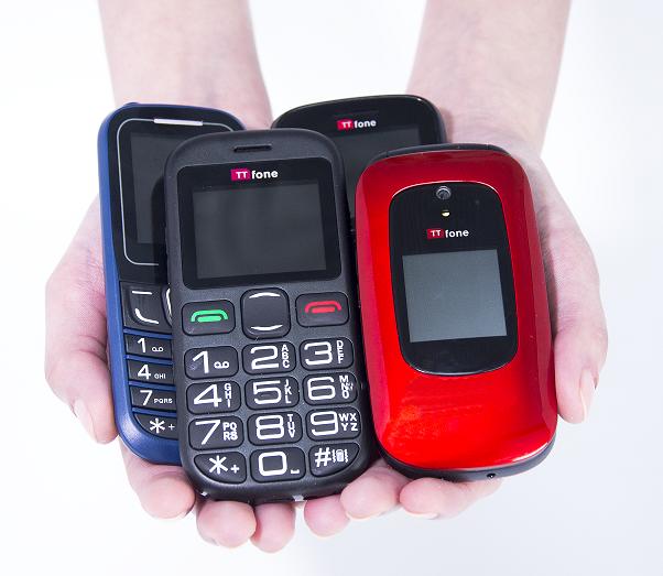 14day - TTfone Lunar TT750 Large big keys flip mobile phone for seniors