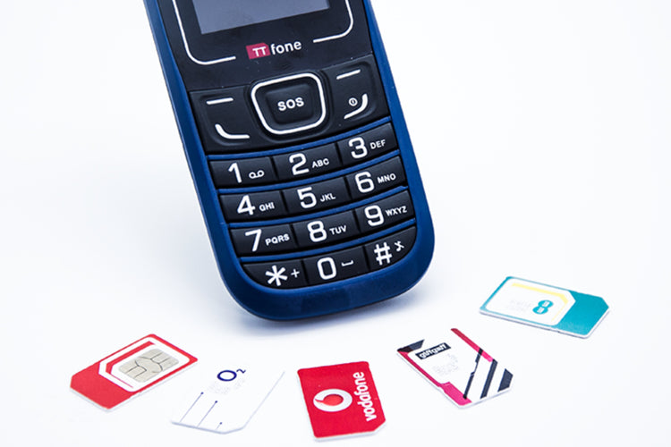 Pay As You Go mobile image with sim card