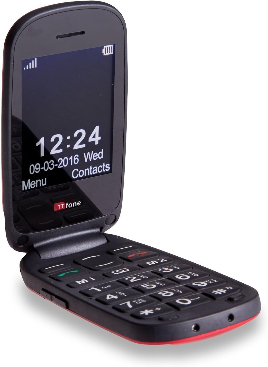 TTfone Red Lunar TT750 No Dock No Charger - Warehouse Deals with Vodafone Pay As You Go