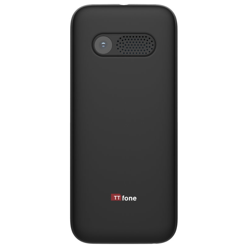 TTfone TT150 Black Dual SIM Mobile with USB Cable, Vodafone Pay As You Go