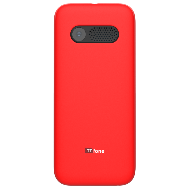 TTfone TT150 Red Dual SIM Mobile with USB Cable, EE Pay As You Go