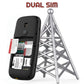 TTfone TT170 Black Dual SIM mobile - Warehouse Deals with Mains Charger, Giff Gaff Pay As You Go.