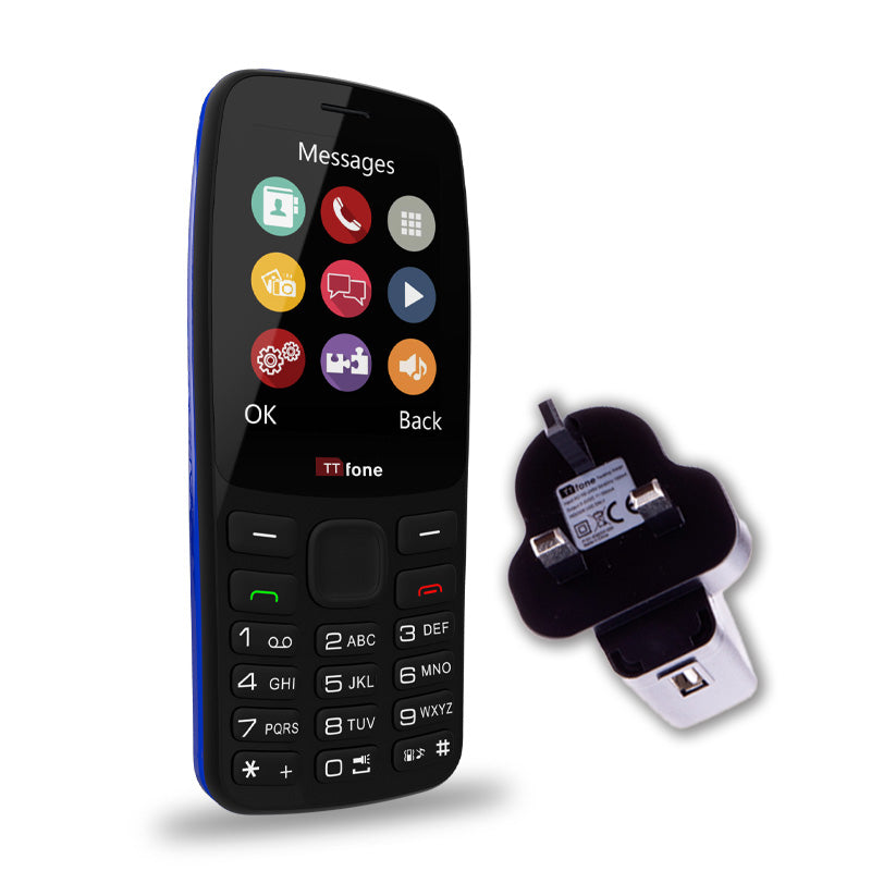TTfone TT175 Dual SIM Mobile - Warehouse Deals with Mains Charger
