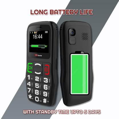 TTfone TT220 Big Button Mobile with Mains Charger, O2 Pay As You Go