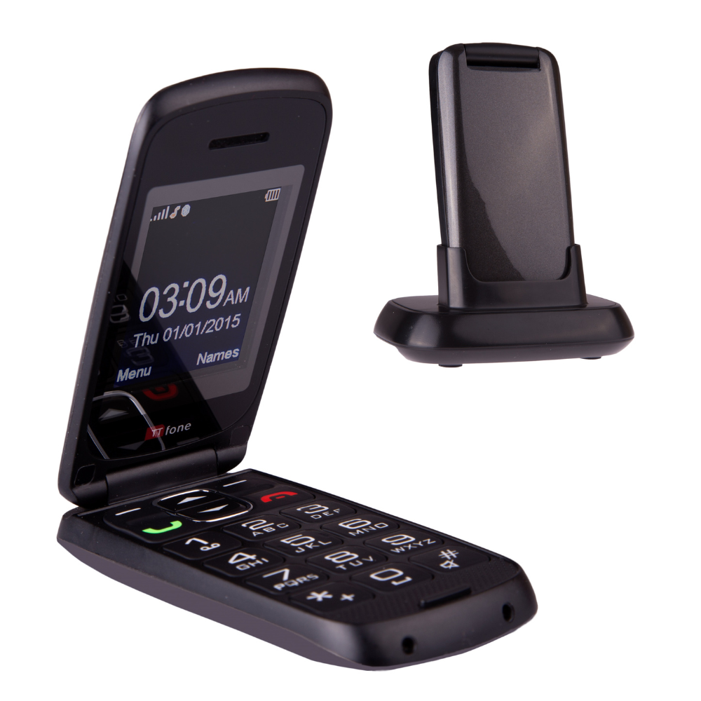 TTfone Star TT300 Grey with O2 Bundle Pay As You Go