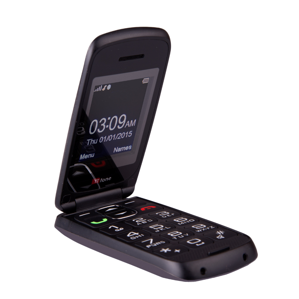 TTfone Star TT300 Grey with O2 Bundle Pay As You Go