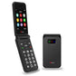 TTfone Black TT760 Flip 4G Mobile with Dock Charger, EE Pay As You Go