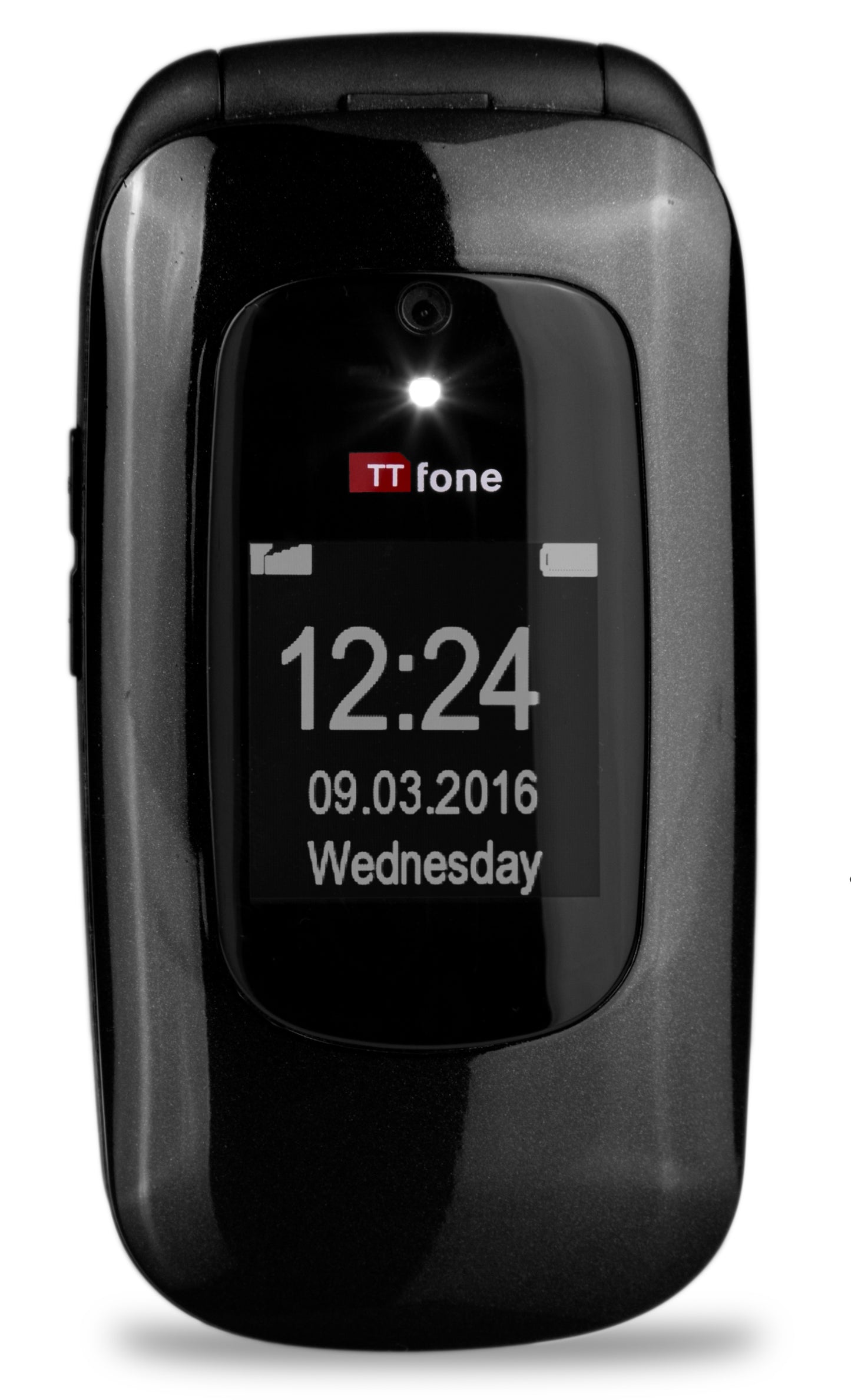 TTfone Black Lunar TT750 No Dock No Charger - Warehouse Deals with EE Pay As You Go