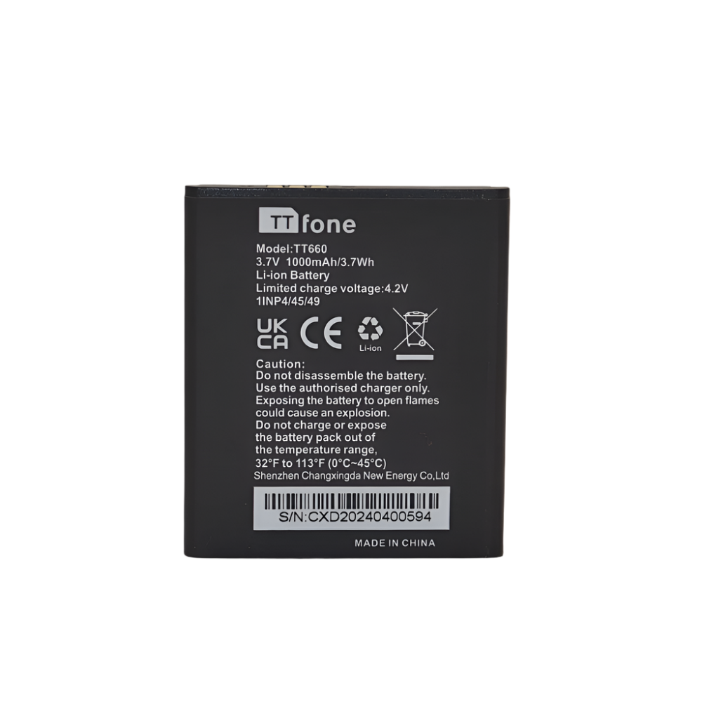 Original TTfone Spare Battery