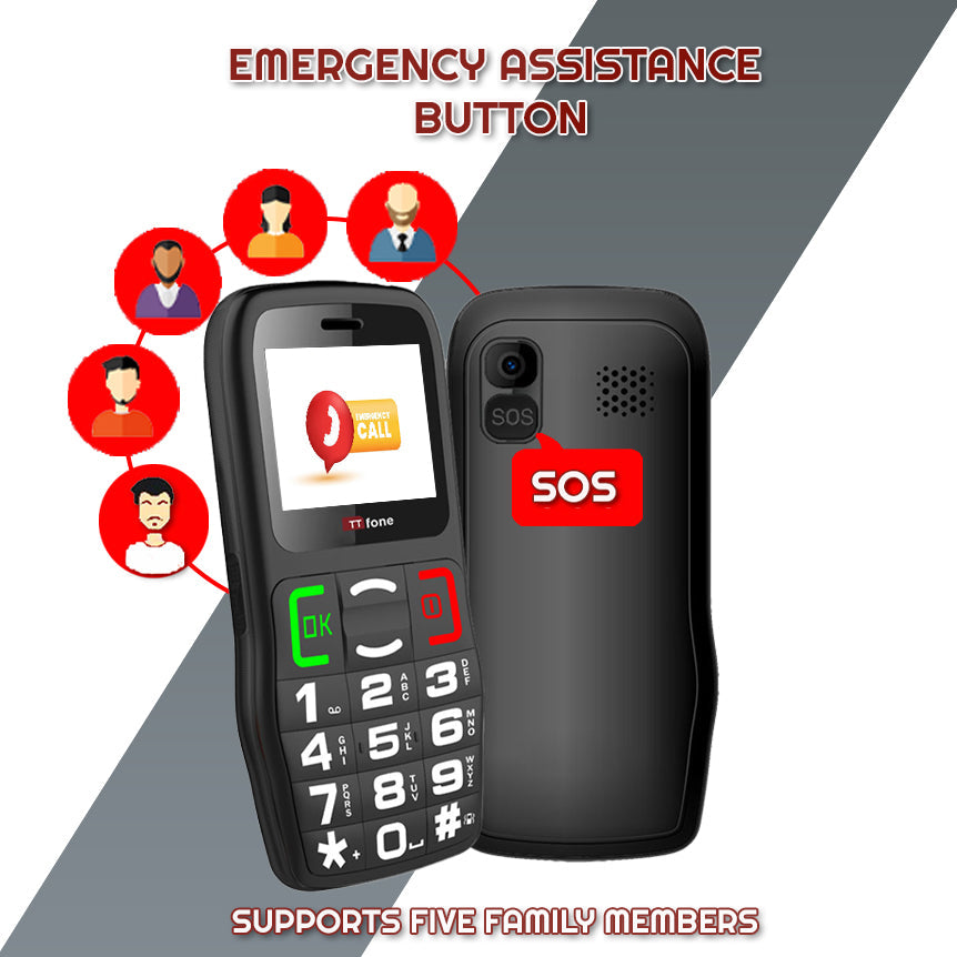 TTfone TT220 mobile with SOS