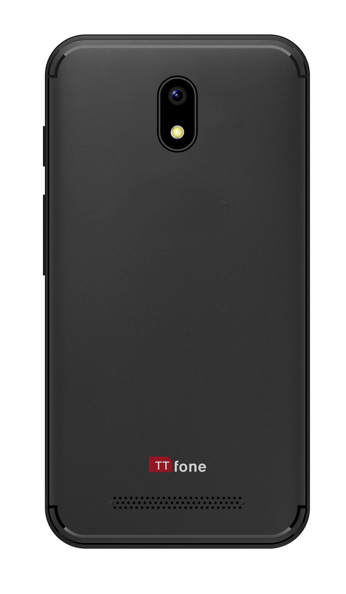 TTfone Black TT20 Dual SIM - Warehouse Deals with Mains Charger and O2 Pay As You Go Sim Card