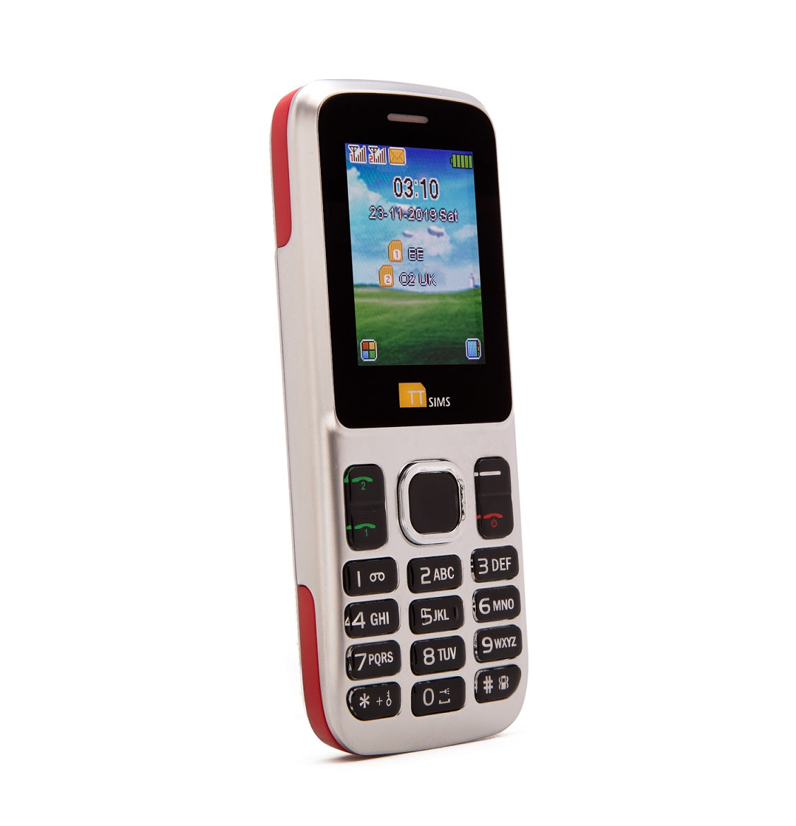 TT130 Red Mobile Phone with Camera and Bluetooth