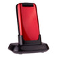 TTfone Star TT300 flip mobile phone red color
