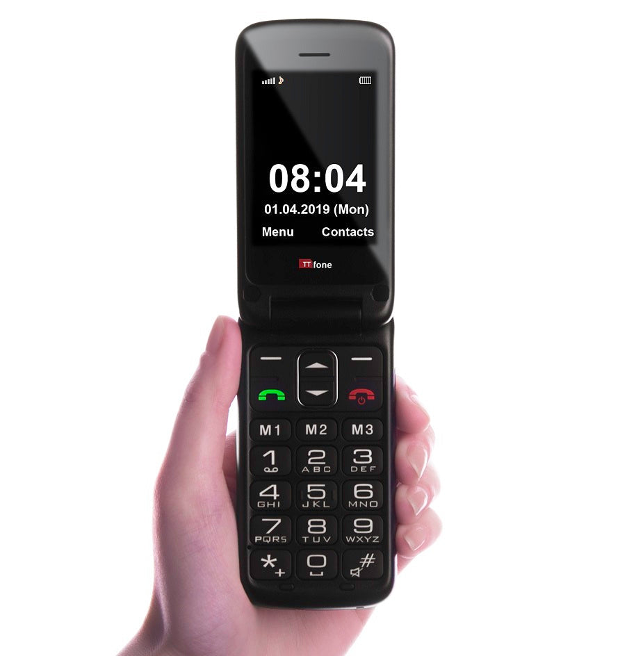 TTfone Nova TT650 flip big button phone