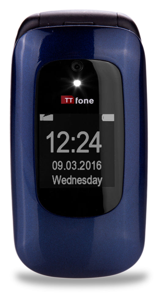 TTfone Blue Lunar TT750 No Dock No Charger - Warehouse Deals with EE Pay As You Go