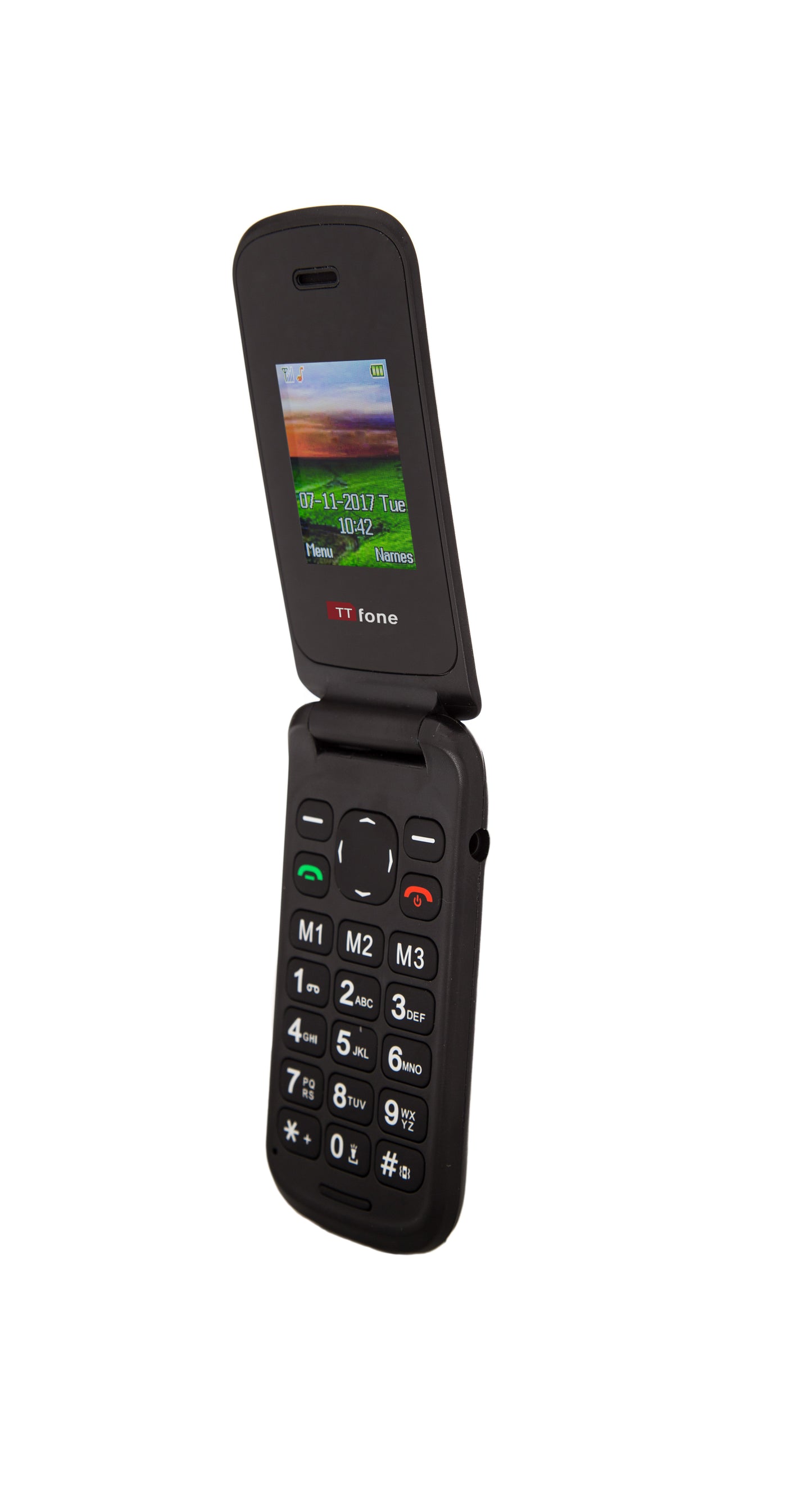 TTfone Black TT140 - Warehouse Deals with USB Cable and Giff Gaff Pay As You Go